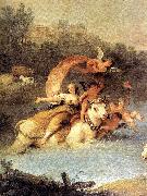 ZUCCARELLI  Francesco The Rape of Europa (detail) oil painting artist